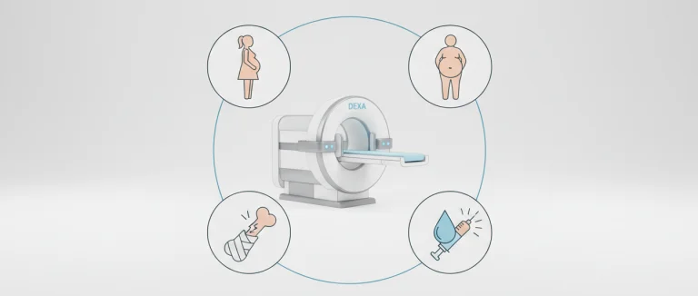 Символические ограничения перед DEXA‑сканированием