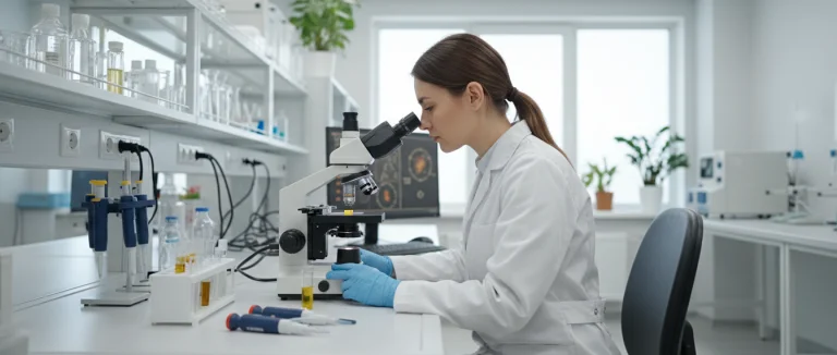 Анализ мочи в лаборатории