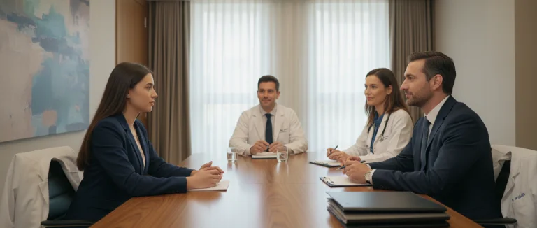 Кандидат проходит интервью