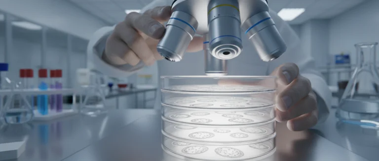 Лаборатория с культивированными стволовыми клетками