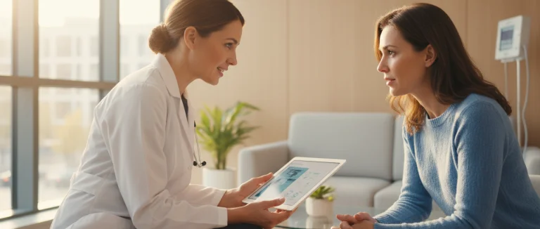 Консультация врача с пациентом