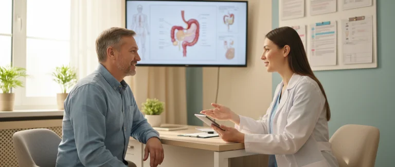 Консультация пациента с урологом