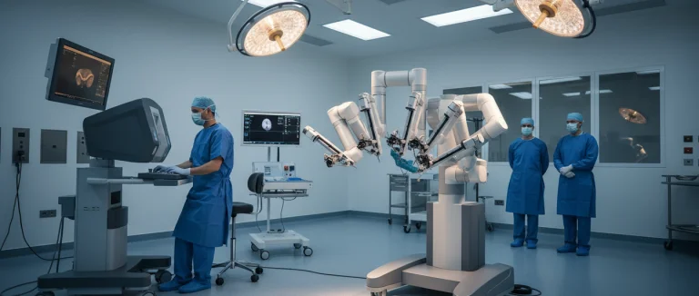 Роботизированная система Da Vinci в операционной