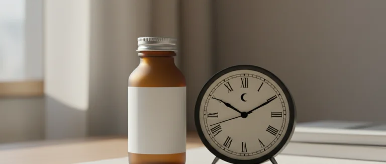 Таблетка и часы, указывающие время приёма