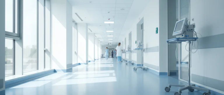 Коридор современной больницы