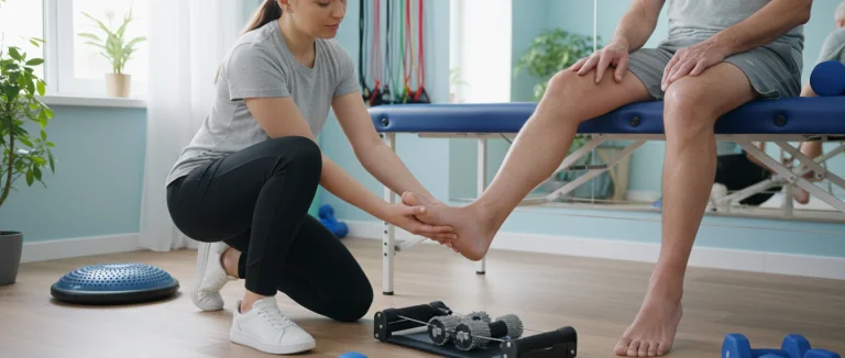 Физиотерапия при боли в стопе