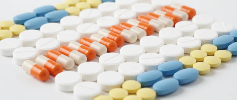 Различные виды антибиотиков в таблетках