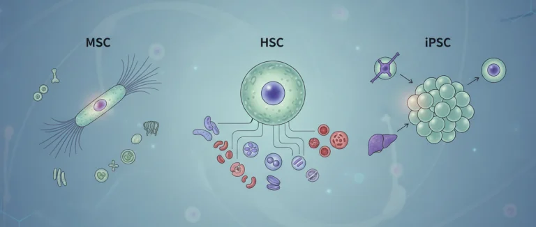 Разные типы стволовых клеток