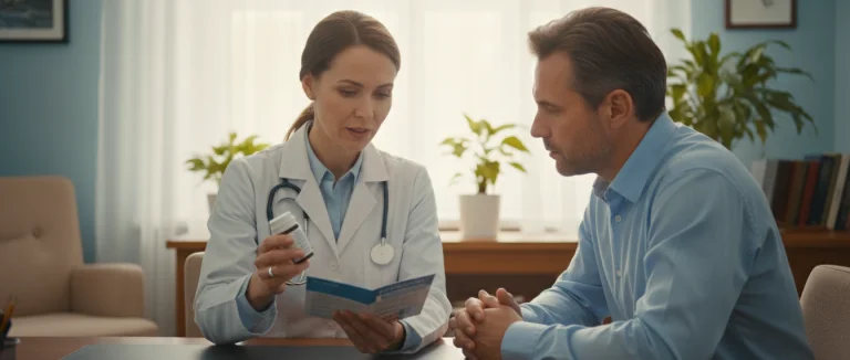 Врач обсуждает противопоказания