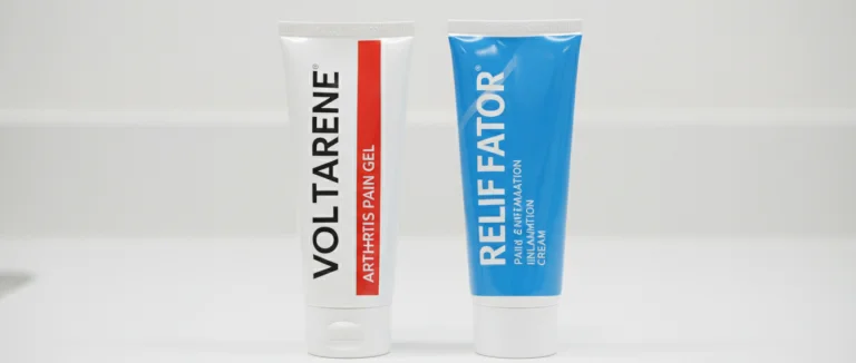 Кремы Вольтарен и Relief Factor рядом