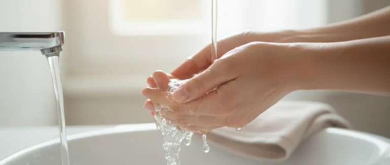 Женщина, следящая за гигиеной