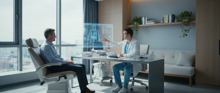 Консультация уролога с пациентом