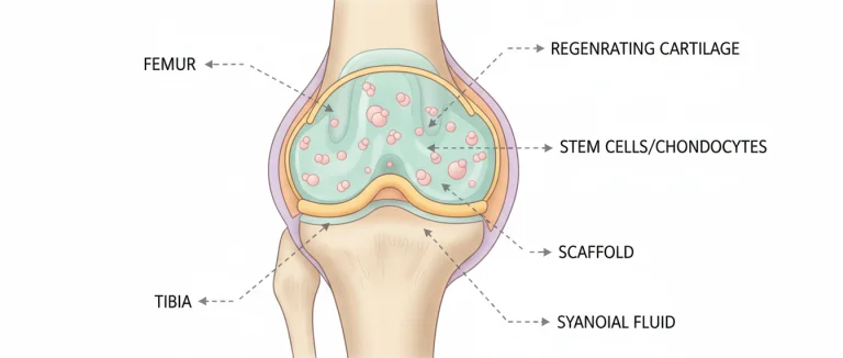 Схема восстановления хряща коленного сустава