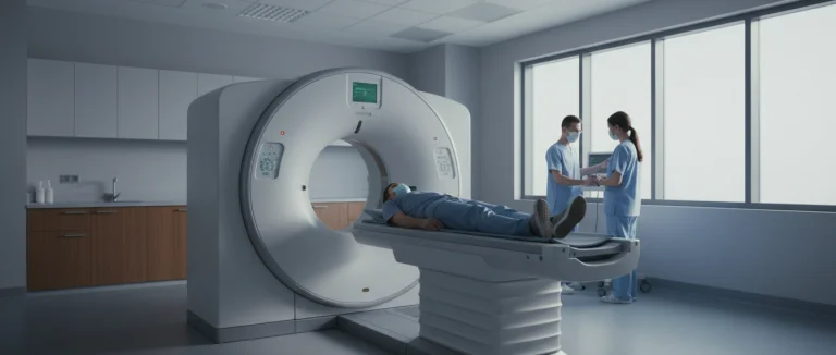 Компьютерный томограф в медицинском кабинете