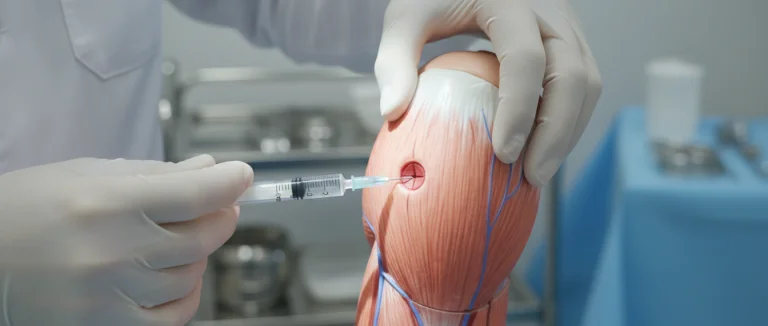 Медицинская инъекция в кавернозное тело