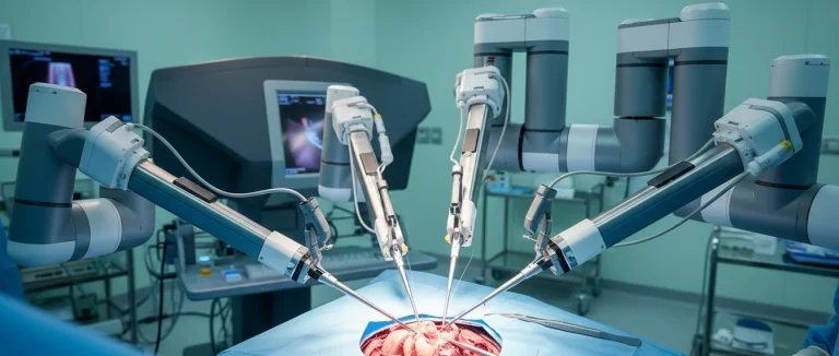 Роботизированная простатэктомия в операционной