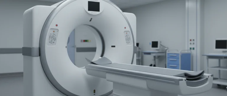 Современный КТ-сканер в клинике