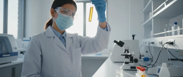 Анализ мочи в лаборатории