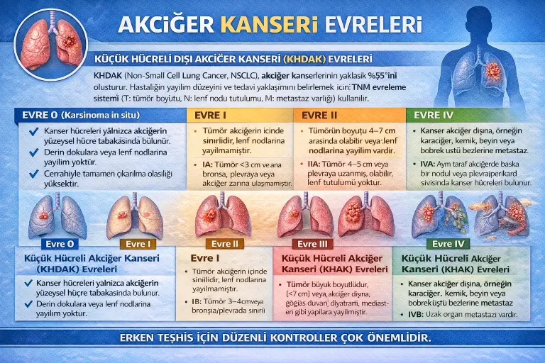 Akciğer Kanseri Evreleri