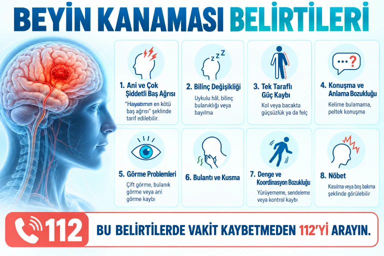 Beyin Kanaması Belirtileri Nelerdir?