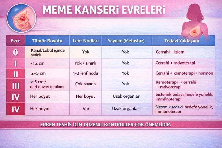Meme Kanseri Evreleri