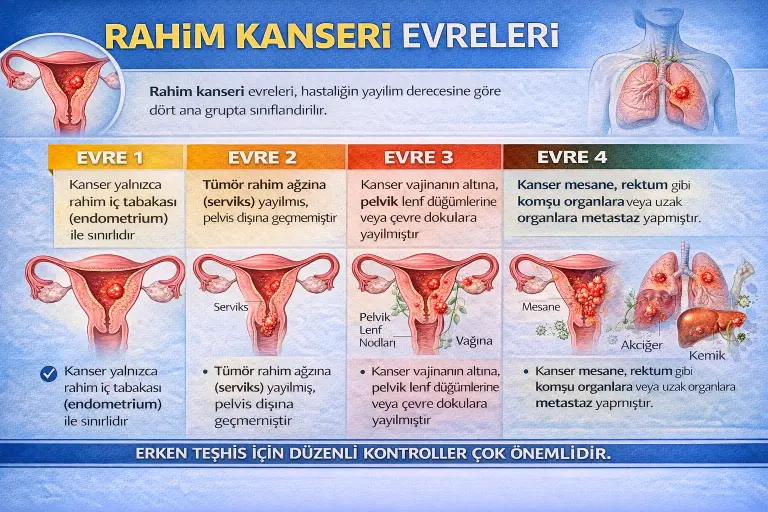 Rahim Kanseri Evreleri