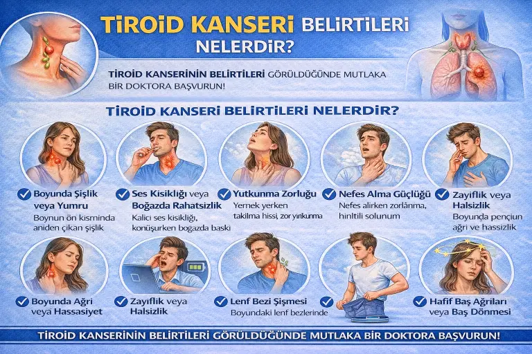 Tiroid Kanseri Belirtileri Nelerdir?