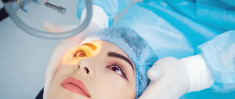 Лазерная операция на глазах